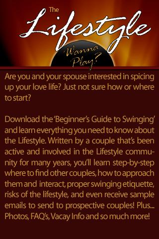 Guide to Swingers Lifestyle 1.0