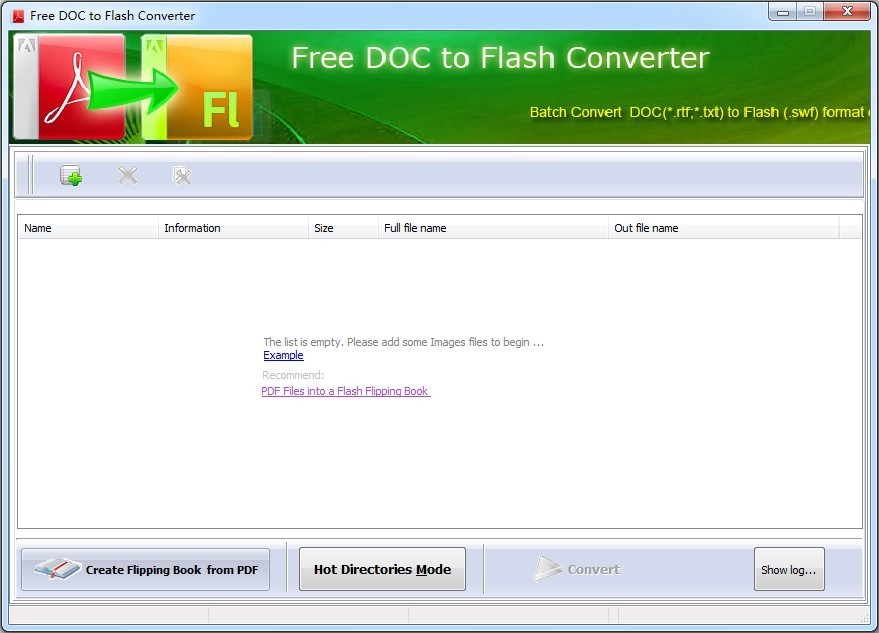 Gunsoft Free Doc to Flash Converter 1.0