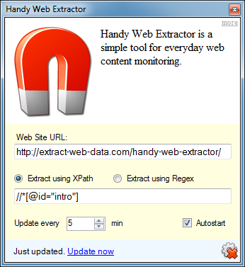 Handy Web Extractor 1.0.0