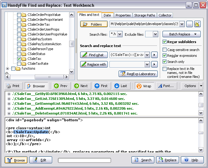 HandyFile Find and Replace: Text Aid Kit 3.2.5