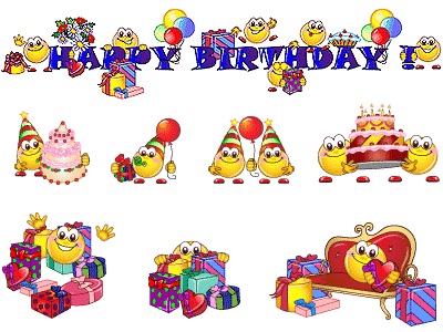 Happy Birthday Smiley Collection 3.6