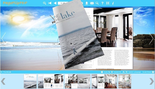 Harbor Theme for Flipping Book 1.0