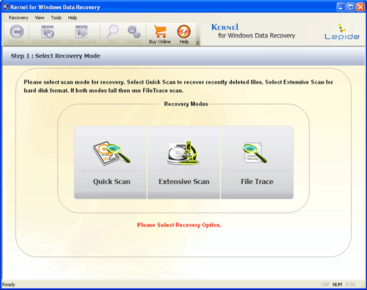 Hard Disk Data Recovery Tool 11.01.01