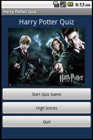 Harry Potter Quiz Game 1.2.20101130