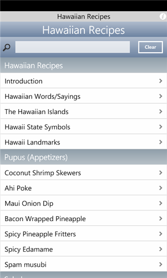 Hawaiian Recipes 1.0.0.0