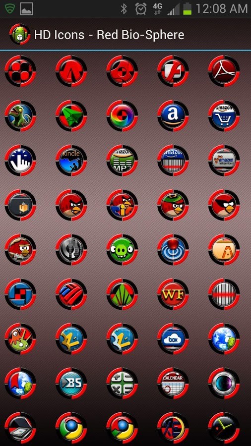 HD Icons: Red Bio-Sphere 1.0.1