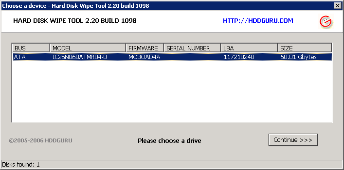 HDD Wipe Tool 2.35.1178