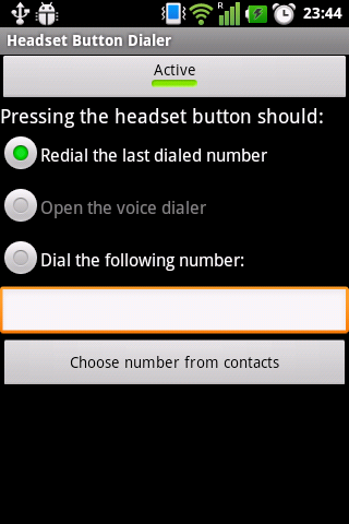 Headset Button Dialer 2.2