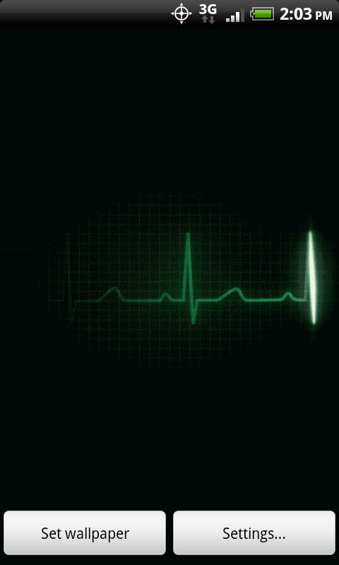 Heartbeat Monitor Wallpaper 1.0
