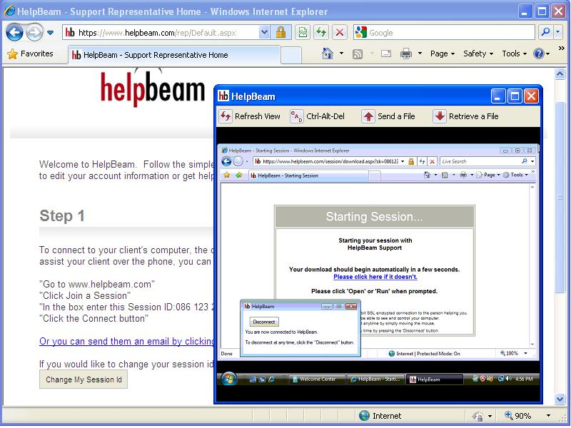 HelpBeam Remote Support Quick Connect 1.0