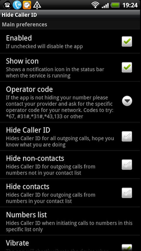 Hide Caller ID 2.0