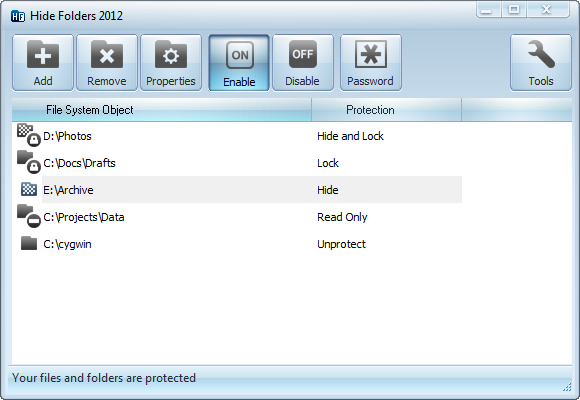 Hide Folders 2012 4.6