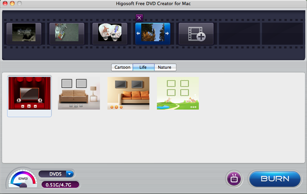 Higosoft Free DVD Creator for Mac 2.5.6