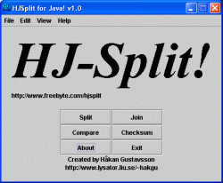 HJSplit for Java 1.1