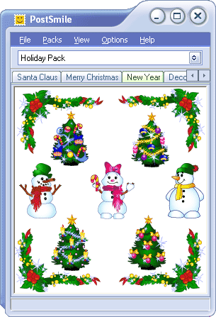 Holiday Smiley Collection for PostSmile 2.4