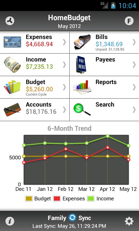 Home Budget with Sync 2.9.0