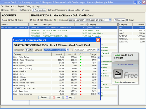 Home Credit Card Manager (Linux) 3.0.080425