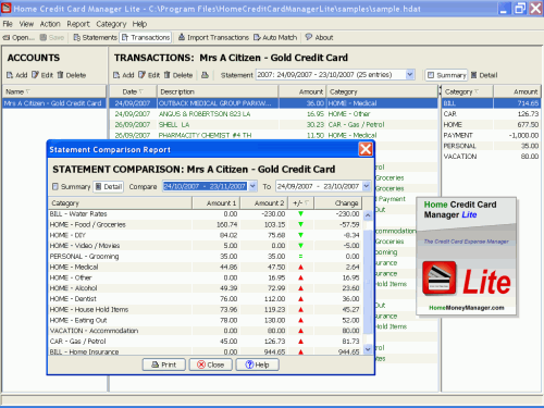 Home Credit Card Manager Lite 3.0.080425