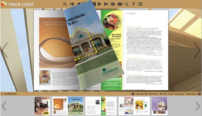 Home Templates for Pageflip PDF Book 1.0