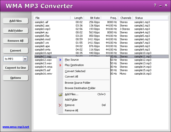 HooTech WMA MP3 Converter 4.3.1489