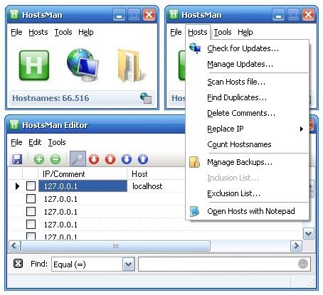 HostsMan Portable 4.0.91 Beta 11