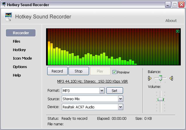 Hotkey Sound Recorder 2.80