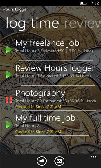 Hours Logger 1.4.0.0