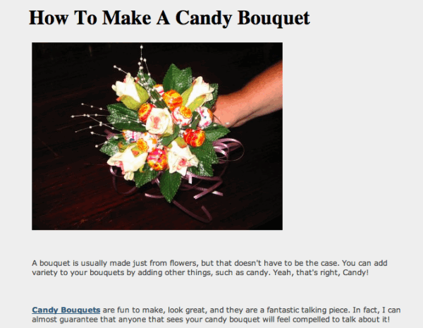 How To Make A Candy Bouquet 1.0