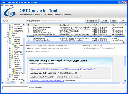 How to Repair OST 2010 6.4
