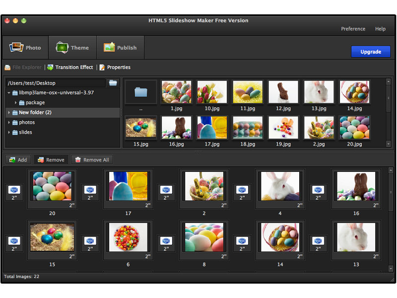 HTML5 Slideshow Maker for Mac 1.30