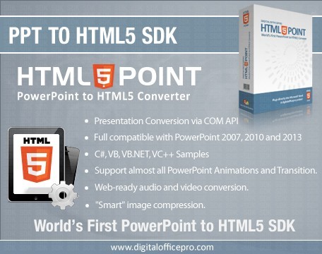 HTML5Point SDK - PowerPoint to HTML5 3.8