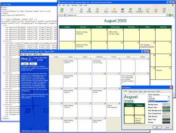 HTML Calendar Maker Pro 3.8.7
