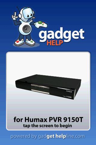 Humax PVR 9150T - Gadget Help 1.0