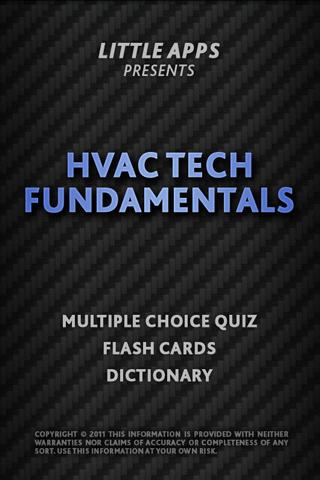 HVAC Tech Fundamentals Quizzes 1.0