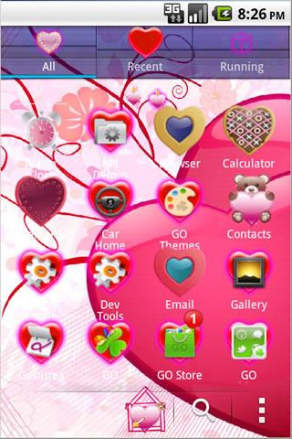 I Love You Go Launcher 1.0