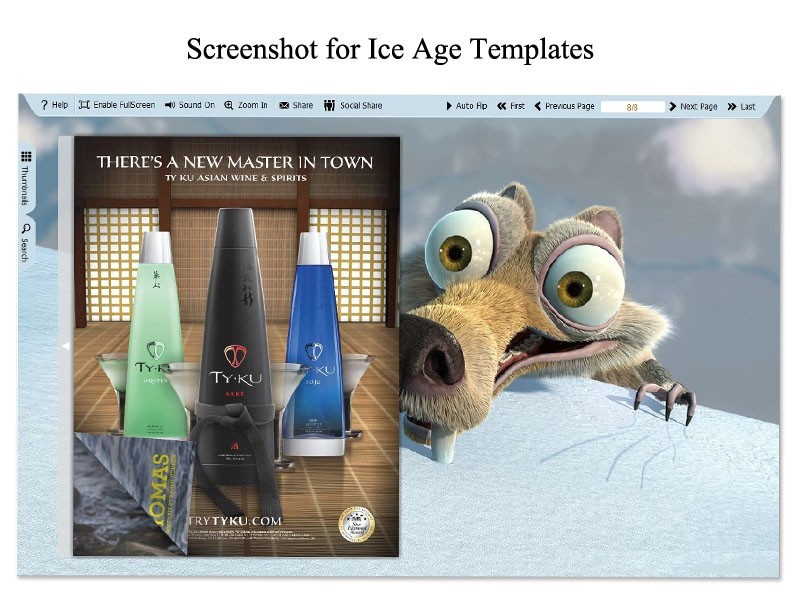 Ice Age Template for Flip Book 1.0