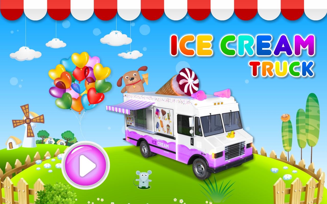 Ice Cream Truck Kids Vehicles 1.02