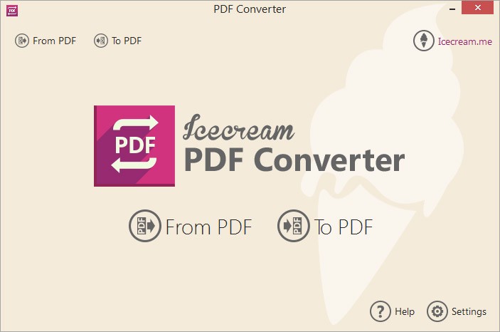 Icecream PDF Converter 2.87