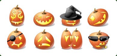 Icons-Land Vista Style Halloween Pumpkin Emoticons 1.0