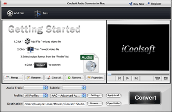 ICoolsoft Audio Converter for Mac 3.1.08