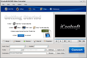 iCoolsoft AVCHD Video Converter 3.1.10