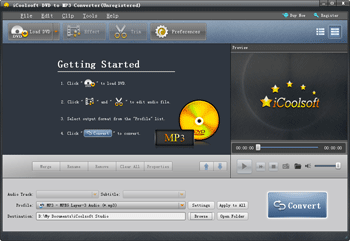 iCoolsoft DVD to MP3 Converter 5.0.6