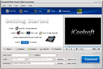 iCoolsoft iPod Touch Video Converter 3.1.12