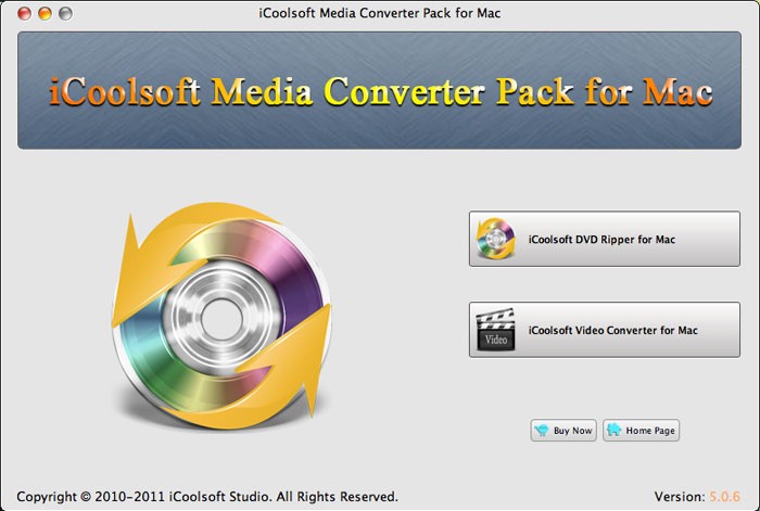 iCoolsoft Media Converter Pack for Mac 5.0.8