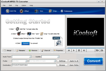 iCoolsoft MPEG TS Converter 3.1.10