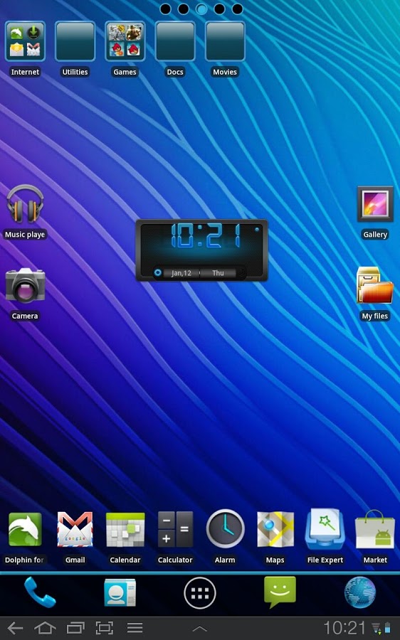 ICS Theme for Tablets GO 1.03