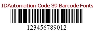 IDAutomation Code39 Barcode Font for Mac 13.09