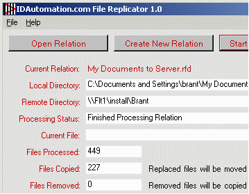 IDAutomation File Replicator 1.0