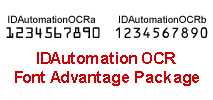 IDAutomation OCR Font Advantage Package 14.07