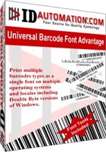 IDAutomation Universal Barcode Font 7.2